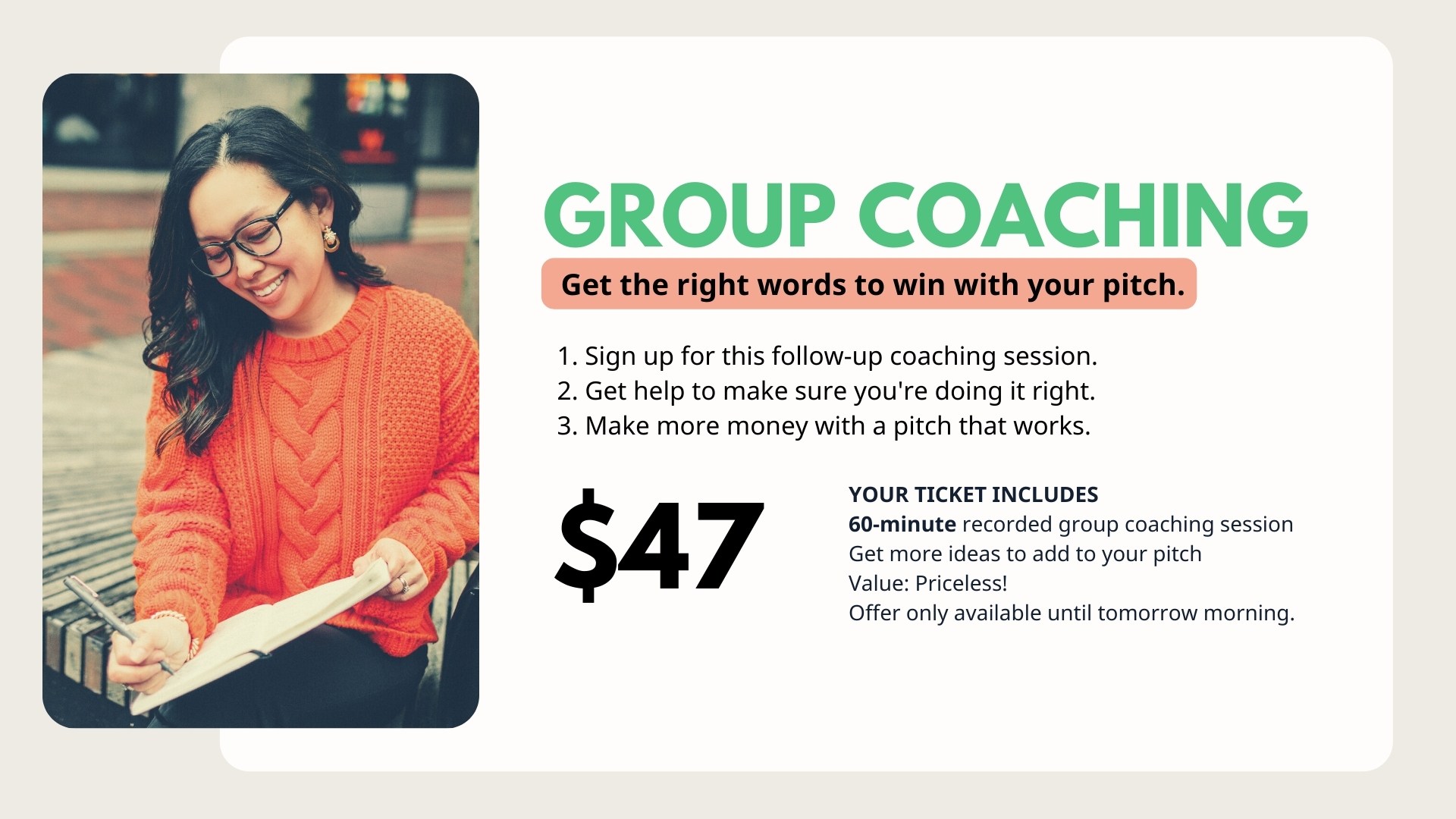 Group coaching offer
